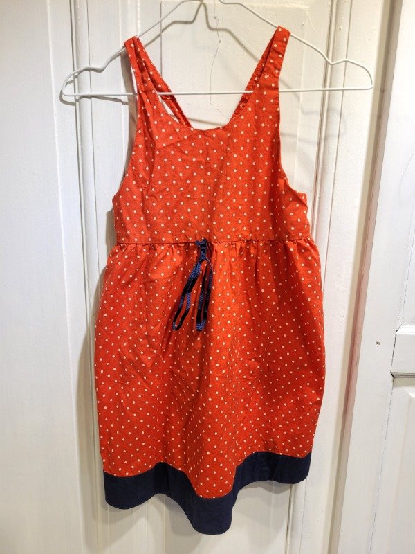 Producto - Vestido LITTLE AKIABARA colorado con lunares Talle 8 años - PRECIO: 24X