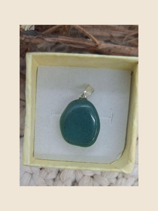Producto - Dije rolado cuarzo verde