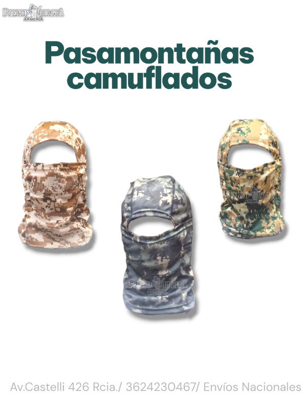 Producto - Pasamontañas camuflados