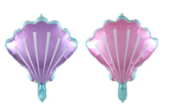 Producto - GLOBO METALIZADO FORMA ALMEJA 34.5 x 41.5cm APTO HELIO