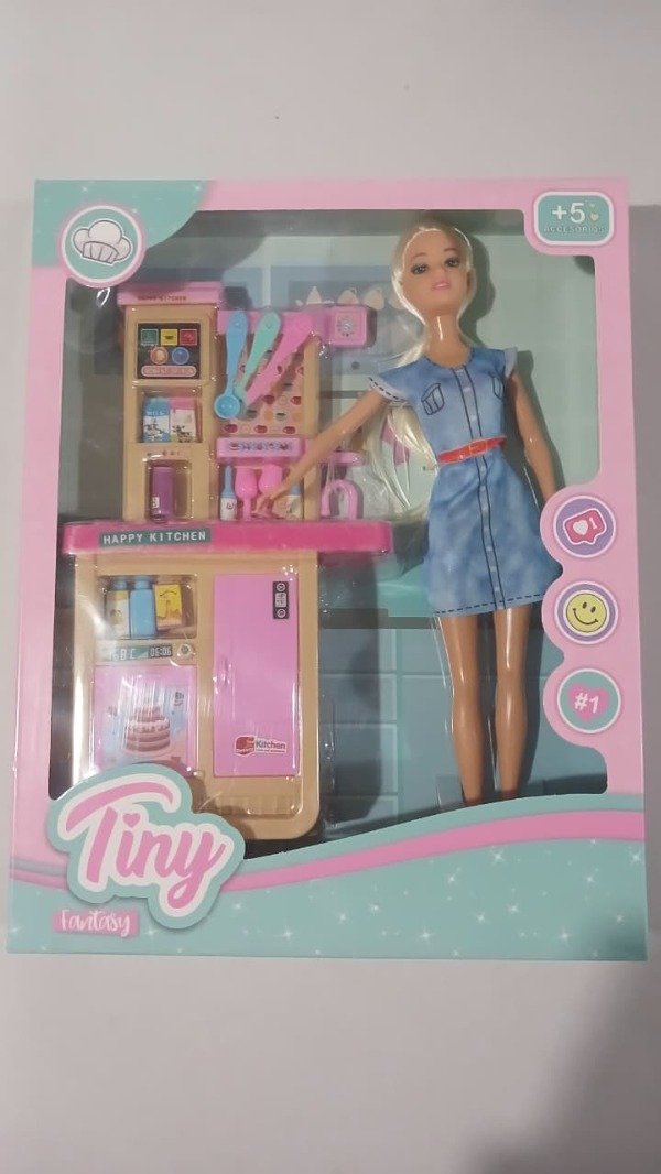 Producto - MUÑECA TINY COCINERA C/ ACCESORIOS