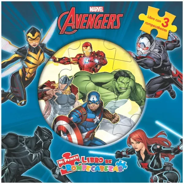 Producto - MARVEL AVENGERS - Mi Primer Libro de Rompecabezas