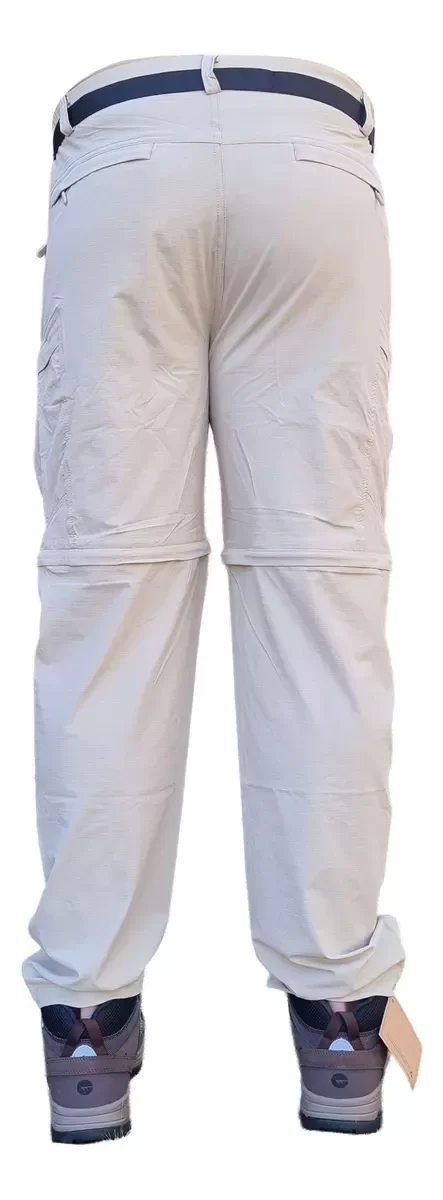 Pantalón desmontable 2 en 1 secado rápido beige — imagen 6