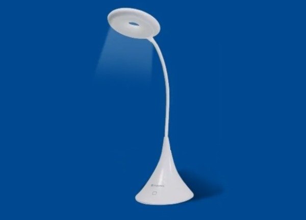 Producto - Lampara de escritorio -3w -100 lumenes -3 modos -cuello regulable -sensor tactil - 1
