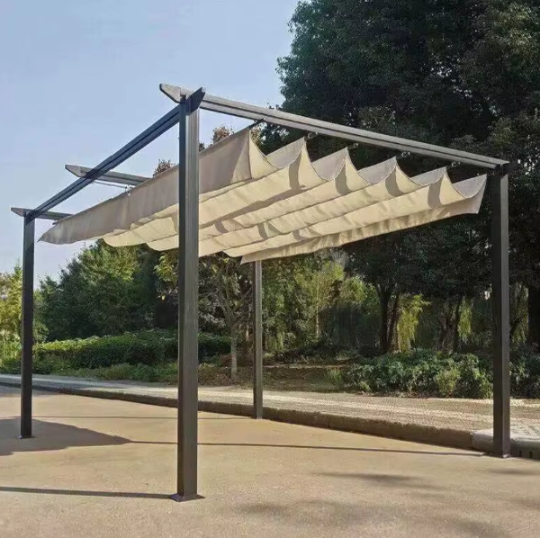 Producto - Pérgola Retráctil 3X3 de Aluminio y Poliester
