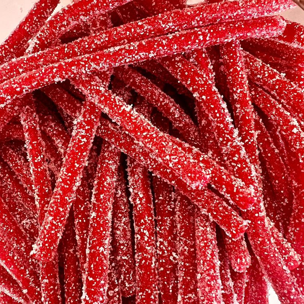 Producto - Regaliz bull dog frutilla acida x100gr