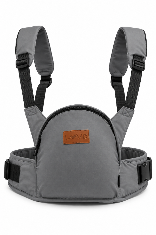 Producto - Portabebé Hip Seat Love Safe Care gris - 0