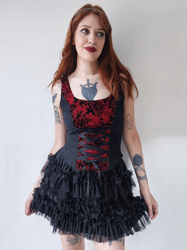 Producto - Top Mina Bordeaux