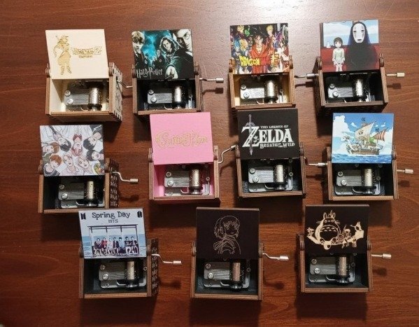 Producto - Cajitas Musicales Anime y Series - Ingrese para elegir