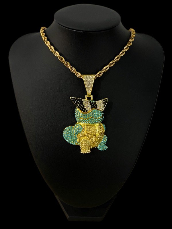 Producto - DIJE SQUIRTLE ORO + COLLAR