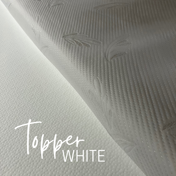 Producto - Topper jacquard blanco
