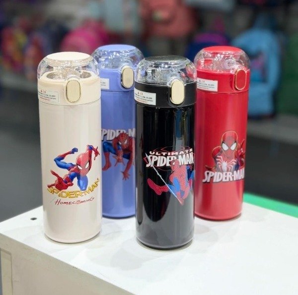 Producto - Botella Termo Spiderman Blanca420 ml