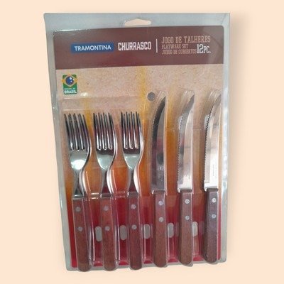 Producto - JUEGO DE CUBIERTOS TRAMONTINA (X6 TENEDORES / X6 CUCHILLOS) (TOTAL 12U)