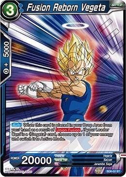 Producto - SD6-02 - Fusion Reborn Vegeta - ST