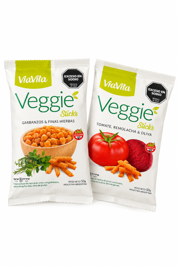 Producto - Veggie Sticks "ViaVita" - Snacks de Vegetales - 0
