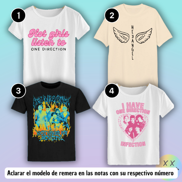 Producto - Remeras One Direction #2 (VARIOS MODELOS)