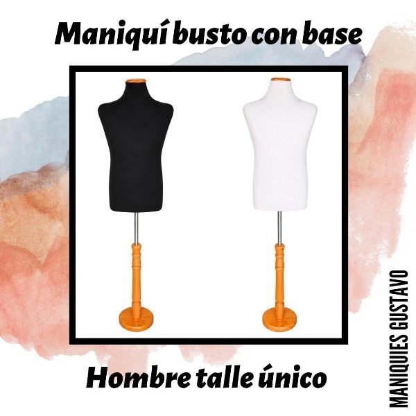 Producto - Maniquí hombre busto con base