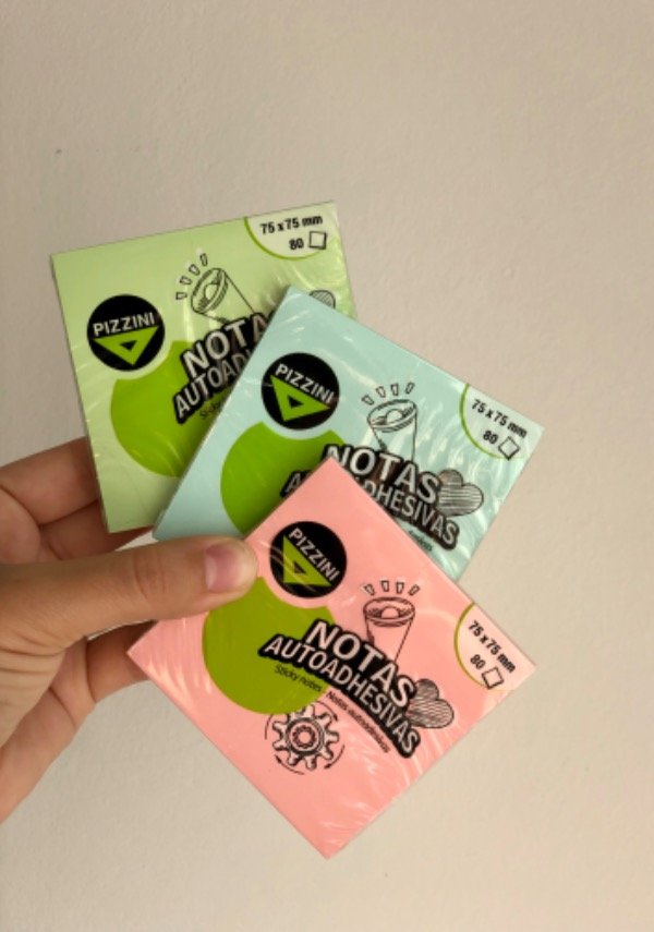 Producto - Notas Adhesivas Pizzini Pastel