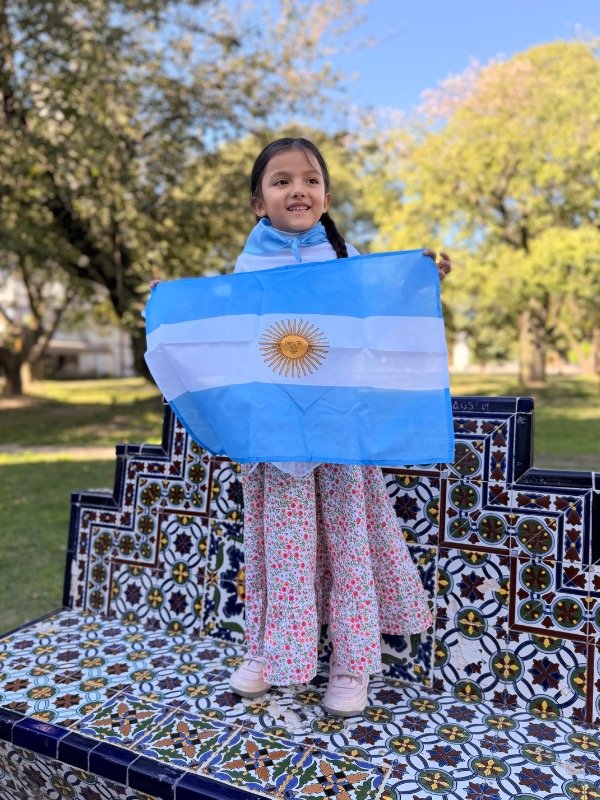 Producto - Bandera Argentina tela 60cm