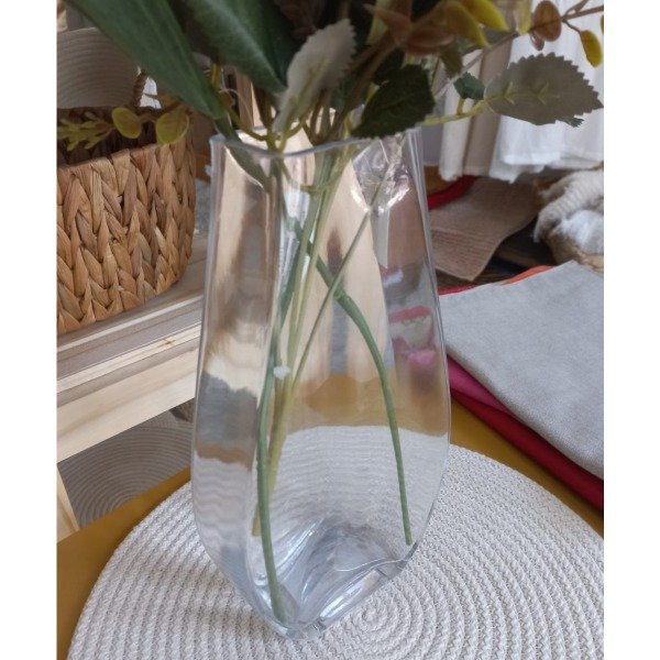 Producto - FLORERO CHATO VIDRIO TR