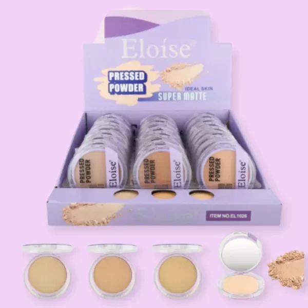 Producto - Polvo compacto con espejo y esponja Eloise
