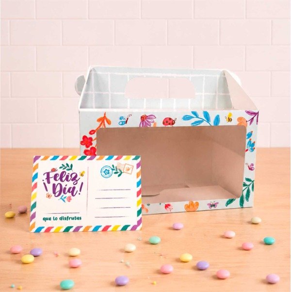 Producto - Maletin "Botánico" - 25x14x13 con visor