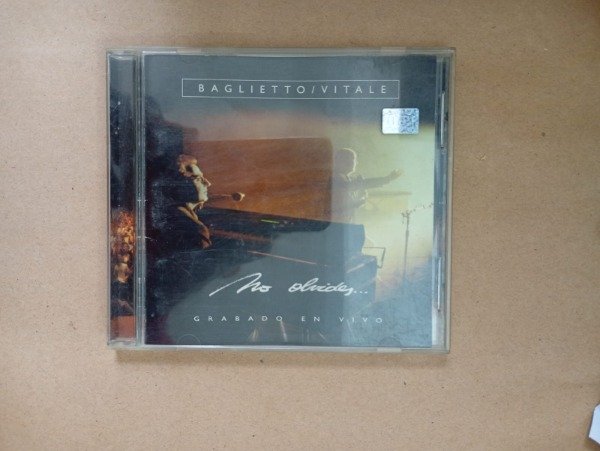 Producto - No olvides Grabado en vivo - Baglietto Vitale - EMI 2000