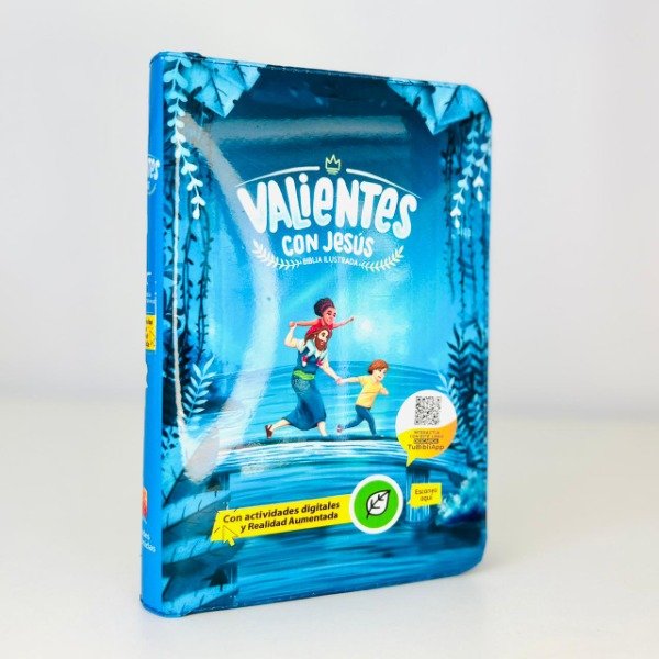 Producto - BIBLIA RVC VALIENTES CON JESUS AZUL GRANDE