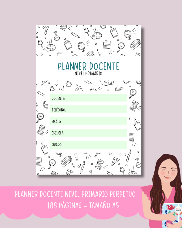Producto - DOCENTE NIVEL PRIMARIO - PLANNER PERPETUO