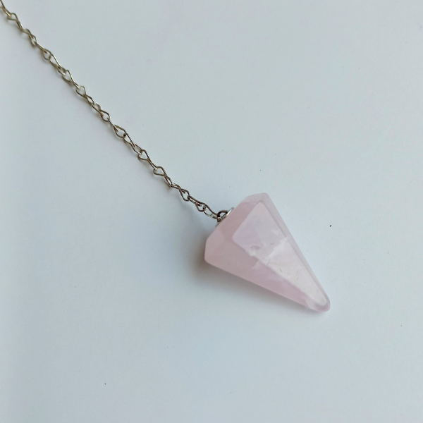 Producto - Péndulo Cuarzo Rosa mediano