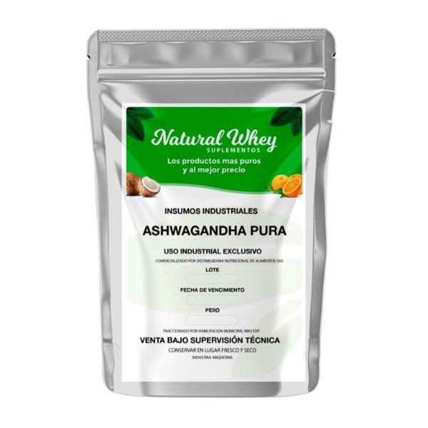 Producto - ASHWAGANDHA PURA 50 Gramos NATURAL WHEY
