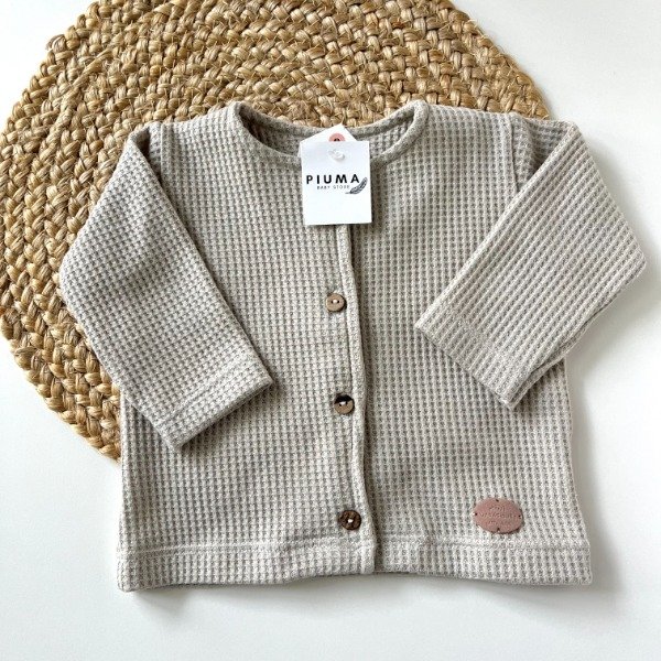 Producto - Campera de panal con botoncitos - LINO