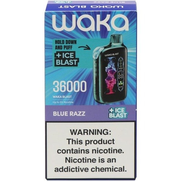 Producto - (POD DESCARTABLE) WAKA 36K BLAST - BLUE RAZZ