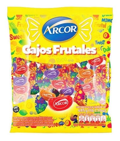 Producto - Caramelo gajos arcor x485gr