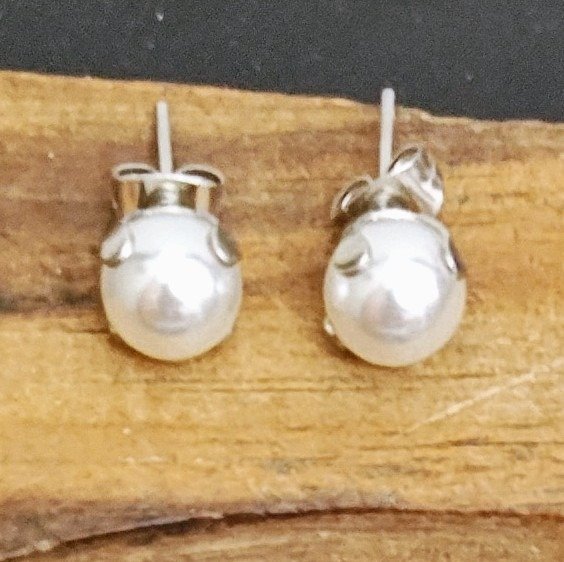 Producto - Aros Perlas Engarzadas Medianas