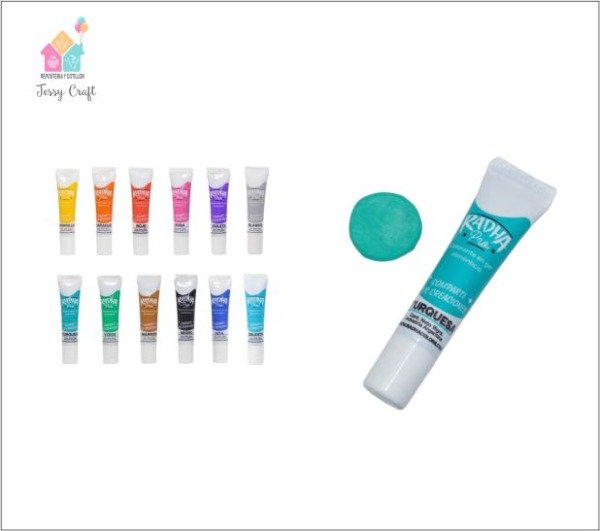 Producto - Colorante Comestible en gel Radha Pro 15 Grs - Turquesa