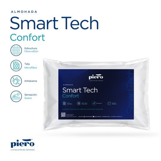 Producto - ALMOHADA PIERO SMART TECH CONFORT 80x40 - 0