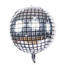 Producto - GLOBO FORMA BOLA DISCO PLATA 22" 55CM SU-171