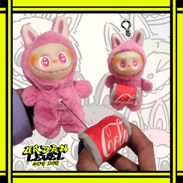 Producto - Llavero Peluche Labubu con Lata de Cola