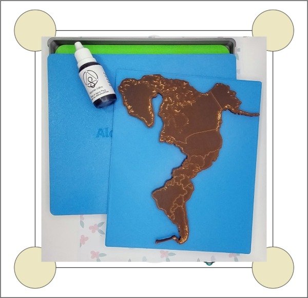 Producto - Continente Americano - Set Almohadilla y Tinta