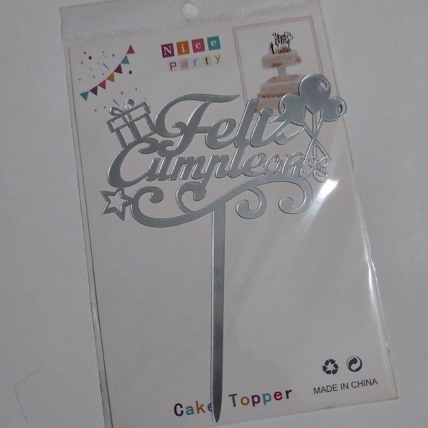 Producto - Toppers Acrilicos Feliz Cumple3