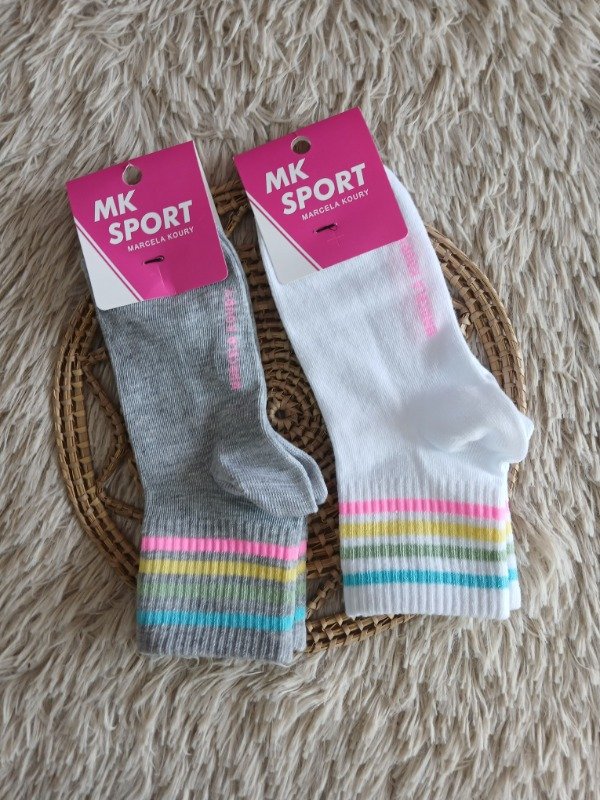 Producto - Medias tenis MK multicolor x2