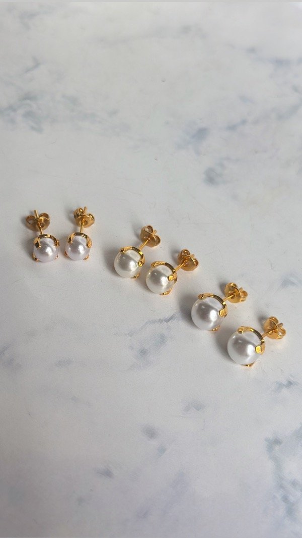 Producto - Pasantes Perla engarzada Gold (N5 - N6 - N7)