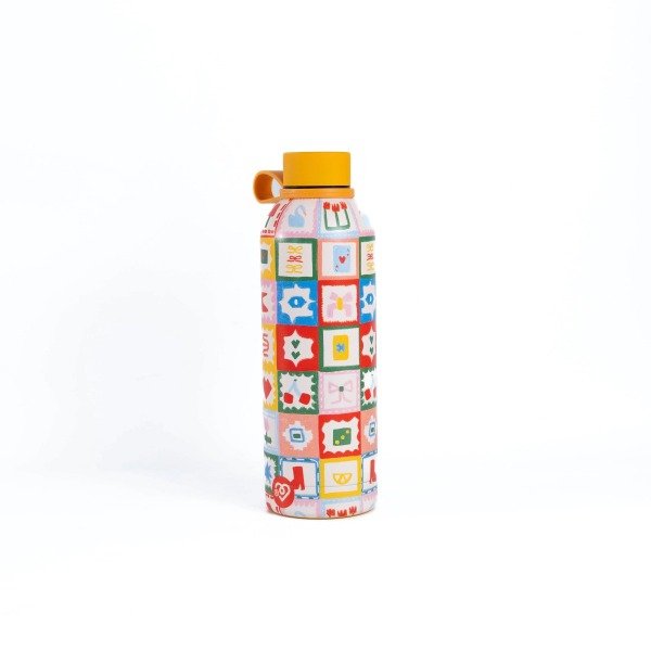 Producto - Botella termica acero inoxidable la buena vibra - Paprika!