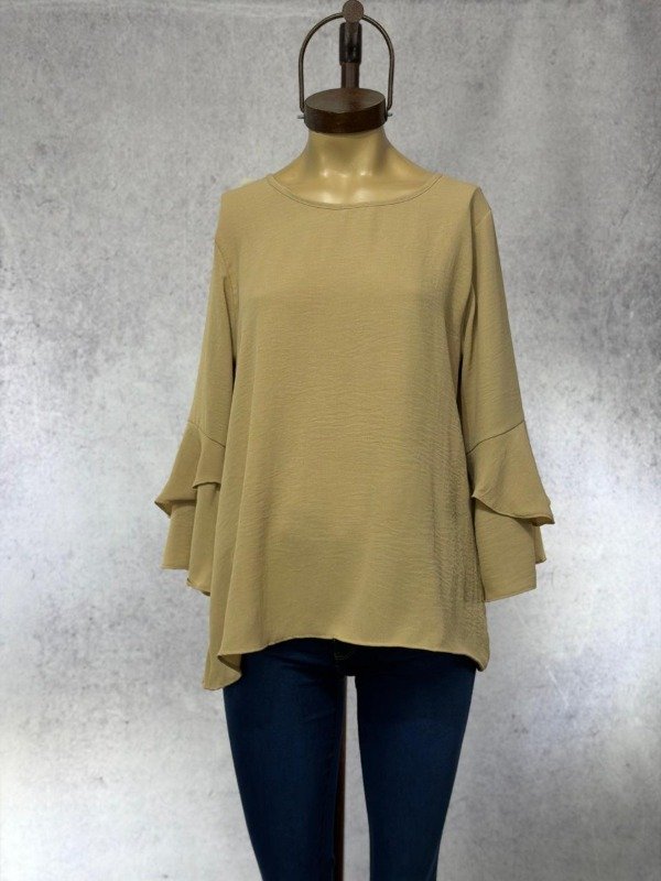 Producto - BLUSA RUMI BEIGE MANGAS 34 - 0