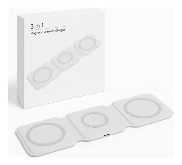 Producto - CARGADOR MAGNÉTICO INALÁMBRICO - 3 en 1