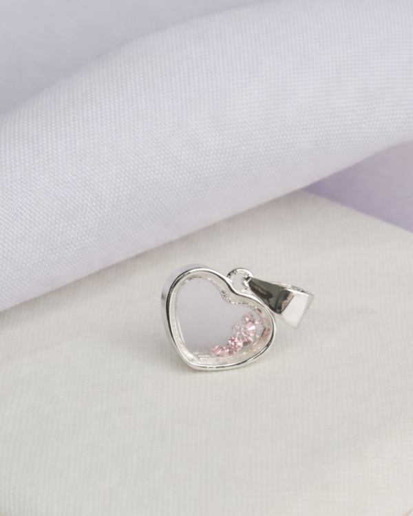 Producto - Dije Corazón con Cristales dentro Plata925