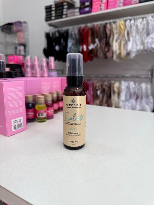 Producto - Lubricante Siliconado Natural Afrodisia Insolente Anal 75ml