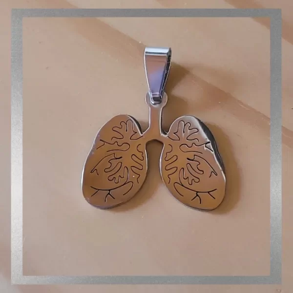 Producto - Dije pulmones (modelo 2)