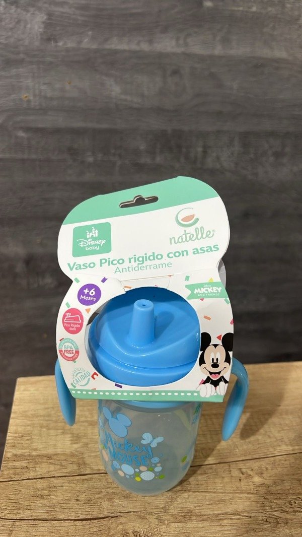 Producto - Vaso pico rigido con asas Disney